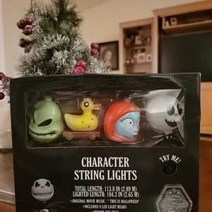 Nightmare Before Christmas Character String Lights Plays music